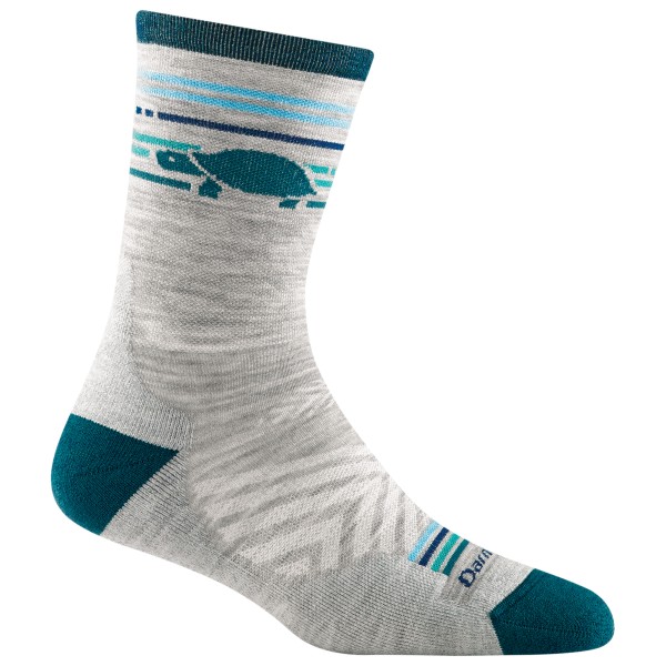 Darn Tough - Women's Pacer Micro Crew Ultra LW w. Cushion - Laufsocken Gr M grau von Darn Tough