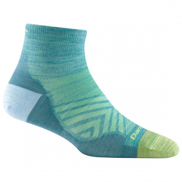 Darn Tough - Women's Run 1/4 Ultra-Lightweight - Laufsocken Gr L türkis von Darn Tough