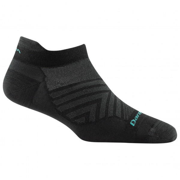 Darn Tough - Women's Run No Show Tab Ultra-Lightweight - Laufsocken Gr L schwarz von Darn Tough