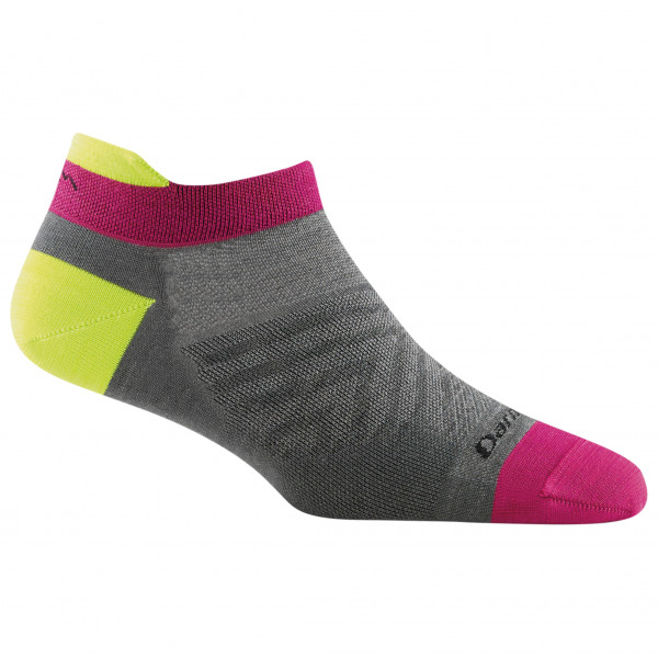 Darn Tough - Women's Run No Show Tab Ultra-Lightweight - Laufsocken Gr L;M;S schwarz von Darn Tough