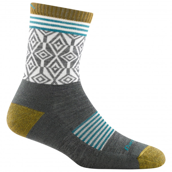 Darn Tough - Women's Sobo Micro Crew Lightweight w/ Cushion - Wandersocken Gr M grau von Darn Tough