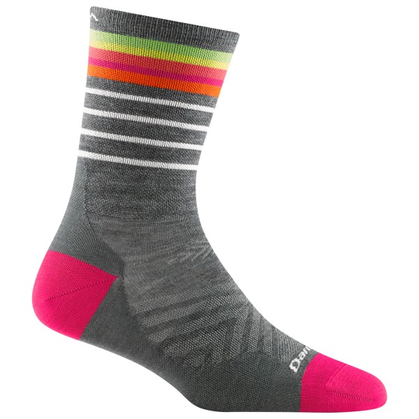 Darn Tough - Women's Stride Micro Crew Ultra Lightweight - Laufsocken Gr L grau von Darn Tough