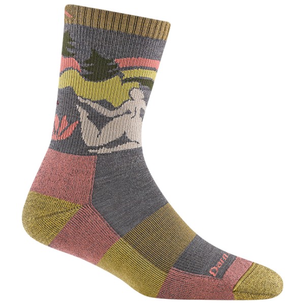 Darn Tough - Women's Trailblazer Micro Crew Lightw. w. Cushion - Wandersocken Gr L grau von Darn Tough