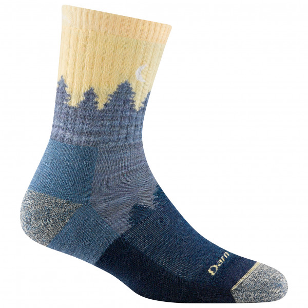 Darn Tough - Women's Treeline Micro Crew Midweight w Cushion - Wandersocken Gr S blau von Darn Tough