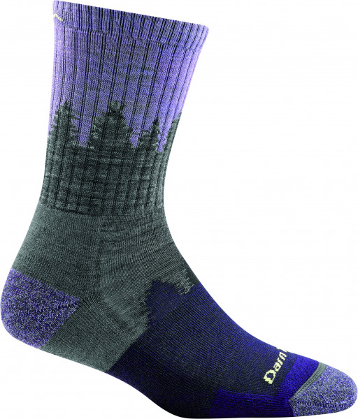 Darn Tough - Women's Treeline Micro Crew Midweight w Cushion - Wandersocken Gr S bunt von Darn Tough