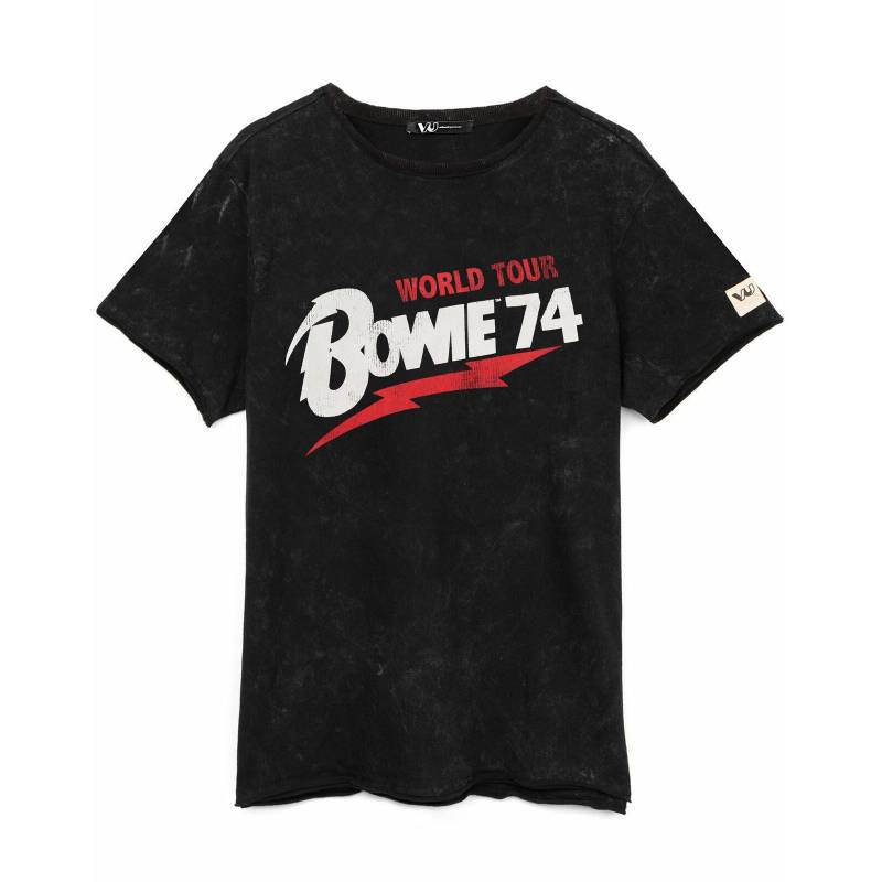 David Bowie - 1974 World Tour TShirt, für Damen, Schwarz, Größe S von David Bowie