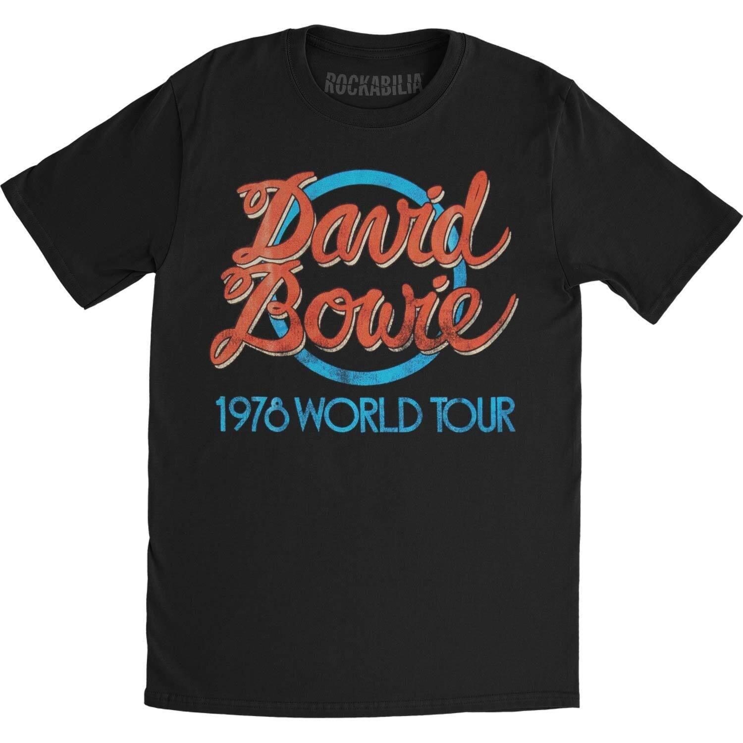 David Bowie - 1978 World Tour TShirt, für Damen, Schwarz, Größe S von David Bowie