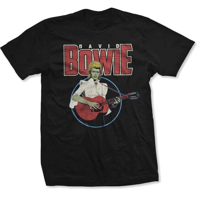 David Bowie - Acoustic Bootleg TShirt, für Damen, Schwarz, Größe S von David Bowie