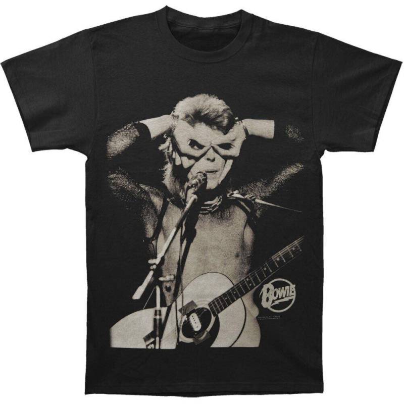 Acoustics Tshirt Damen Schwarz M von David Bowie