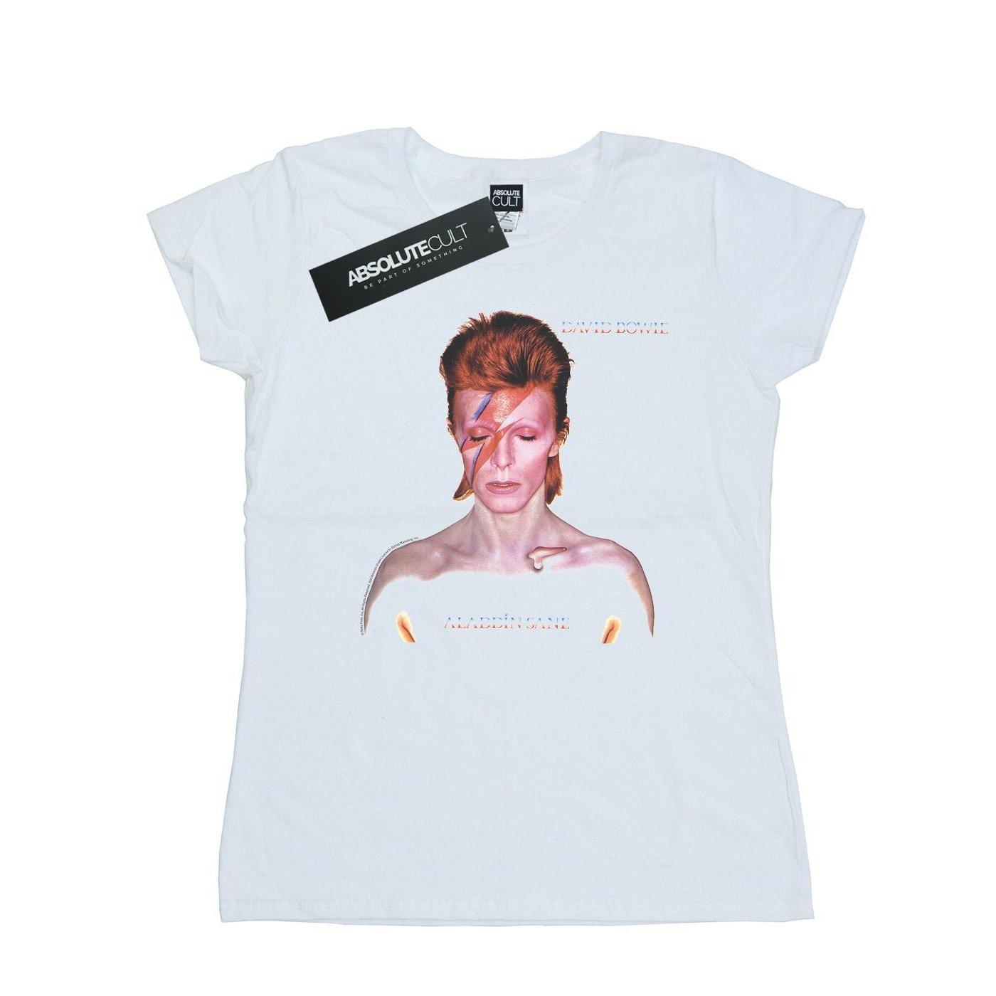 Aladdin Sane Version Tshirt Damen Weiss XL von David Bowie