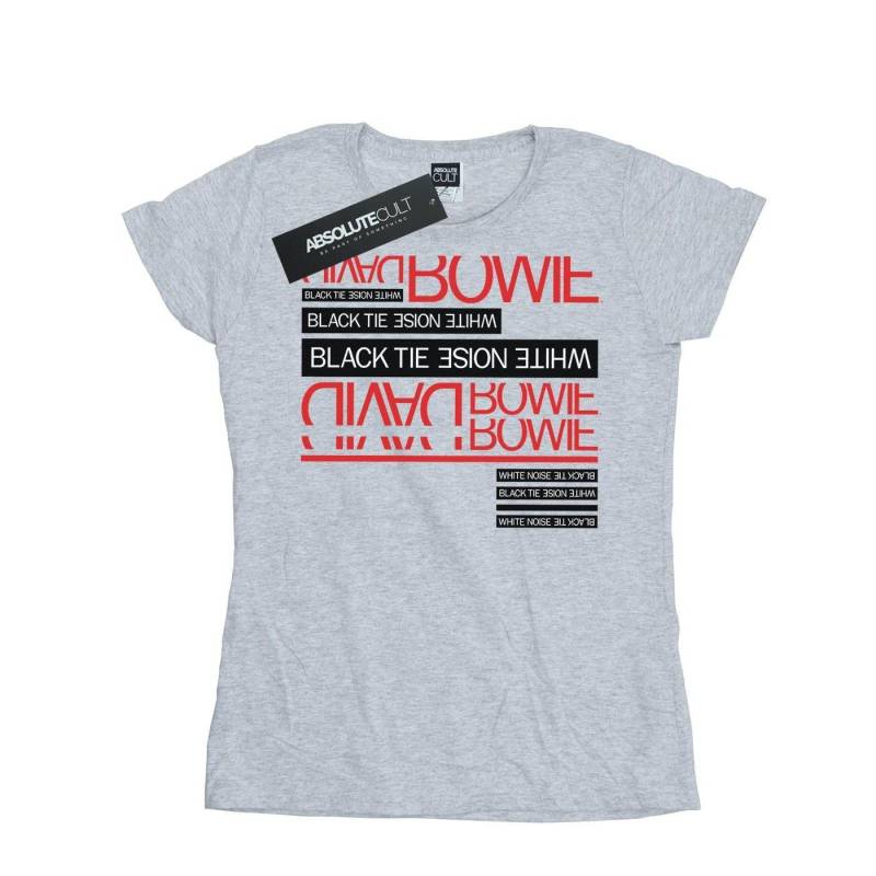 Black Tie White Noise Tshirt Damen Grau M von David Bowie