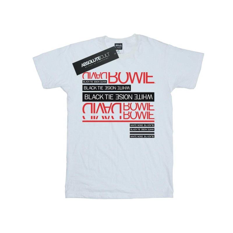 Black Tie White Noise Tshirt Jungen Weiss 116 von David Bowie