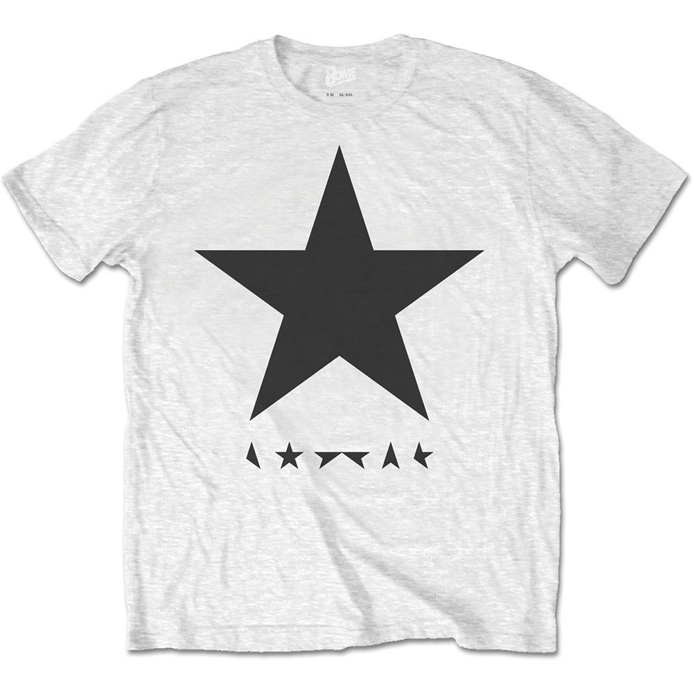 David Bowie - Blackstar TShirt, für Damen, Weiss, Größe L von David Bowie