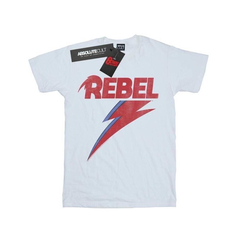 Distressed Rebel Tshirt Jungen Weiss 152-158 von David Bowie