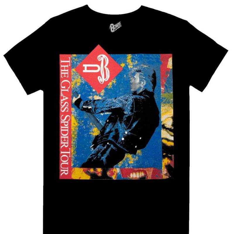 Glass Spider Tour Tshirt Damen Schwarz L von David Bowie