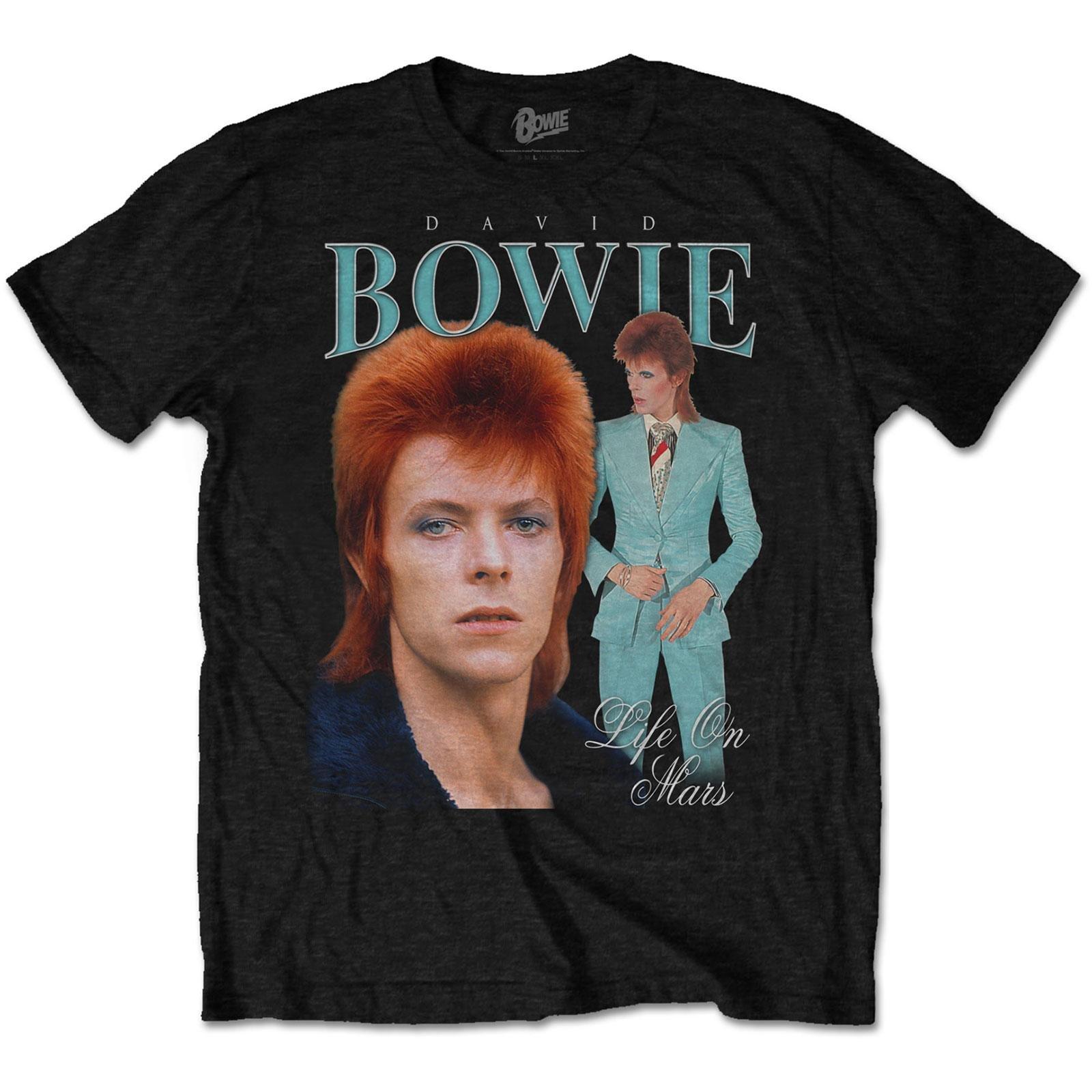 David Bowie - Life On Mars Homage TShirt, für Damen, Schwarz, Größe S von David Bowie