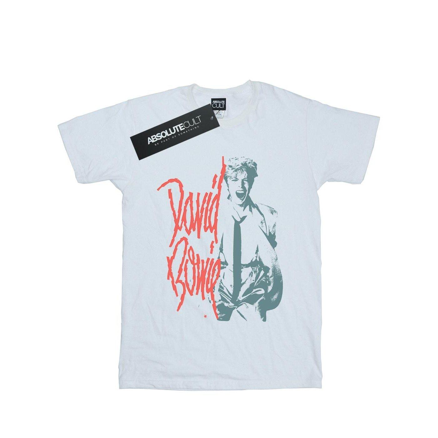 Mono Shout Tshirt Jungen Weiss 140/146 von David Bowie