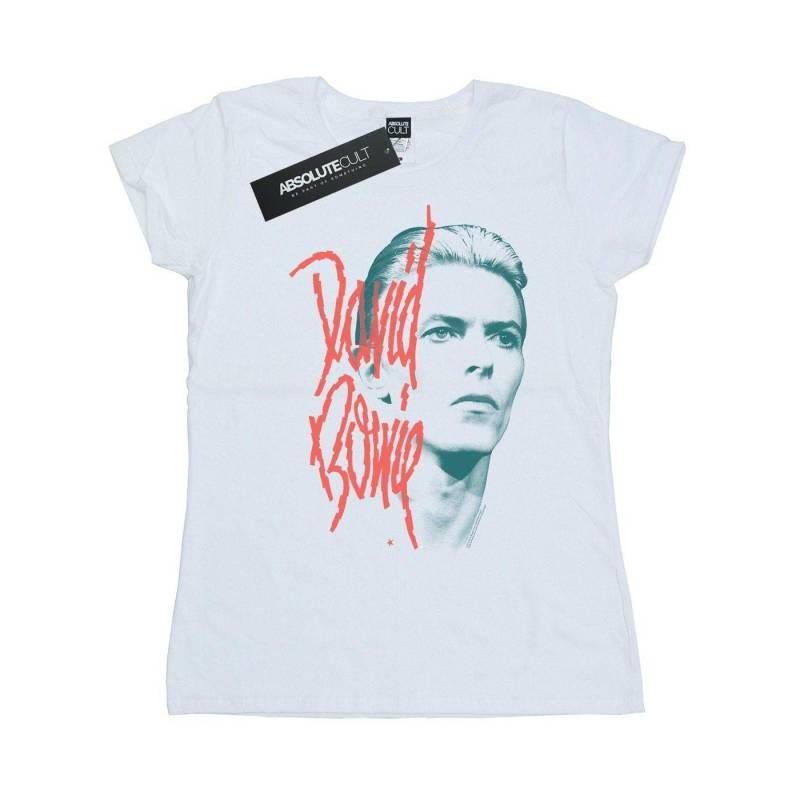 Mono Stare Tshirt Damen Weiss S von David Bowie