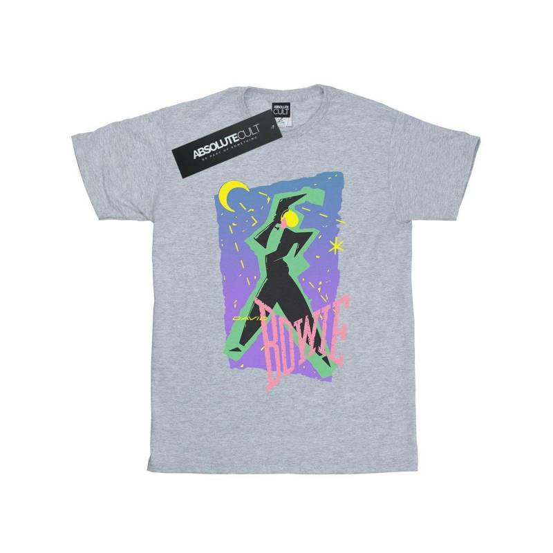 Moonlight Dance Tshirt Jungen Grau 140/146 von David Bowie