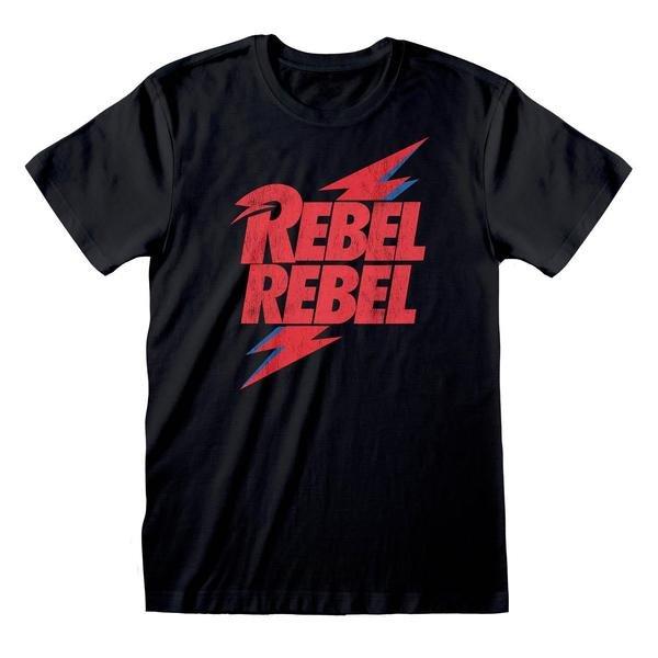 Rebel Rebel Tshirt Damen Schwarz XL von David Bowie