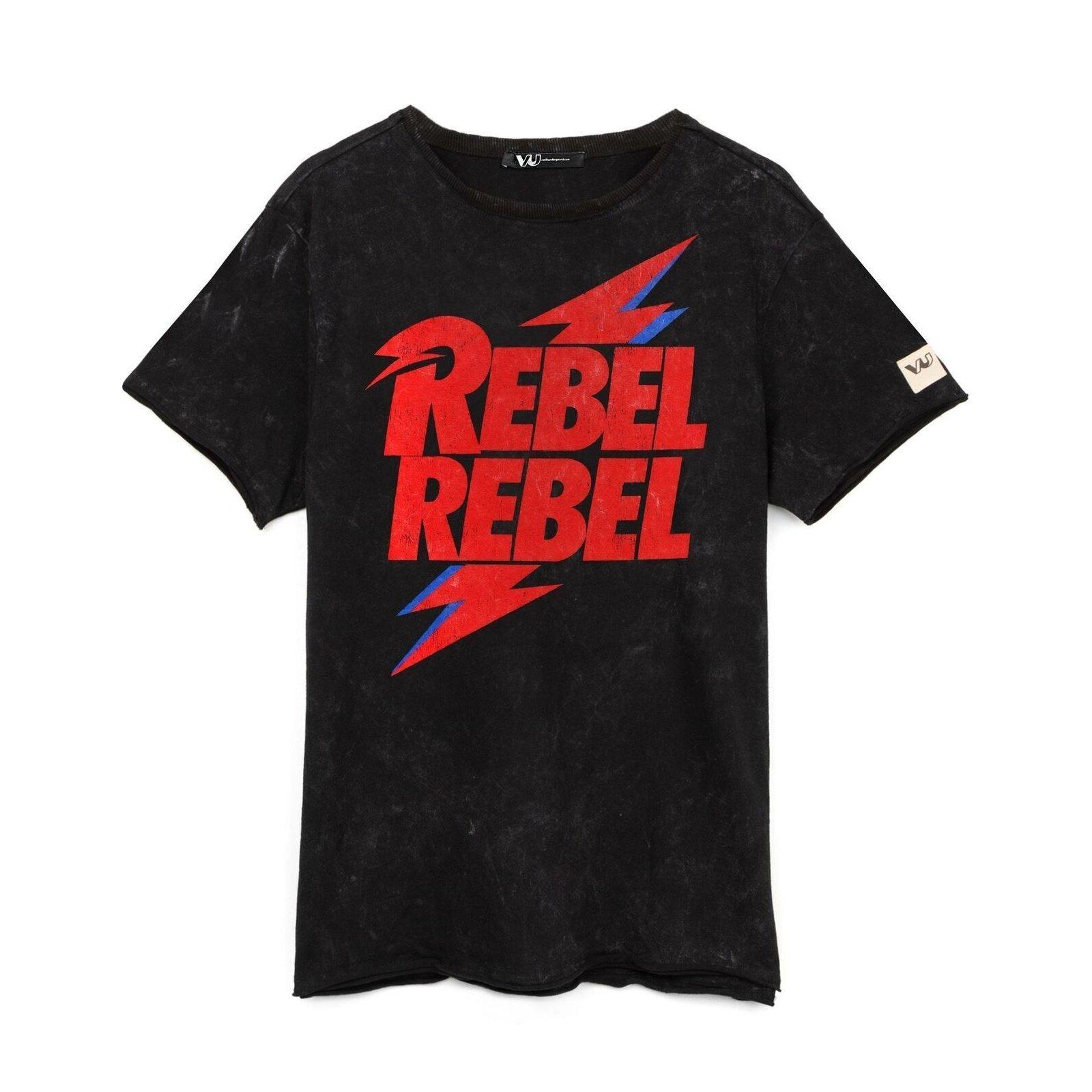 Rebel Rebel Tshirt Damen Schwarz XXL von David Bowie