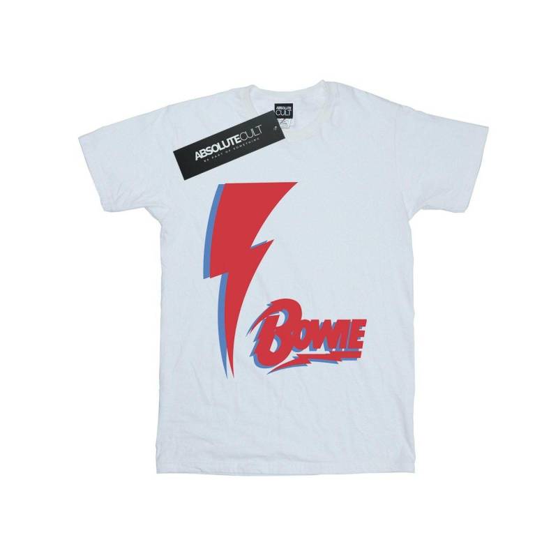 David Bowie - TShirt, 128, Weiss von David Bowie