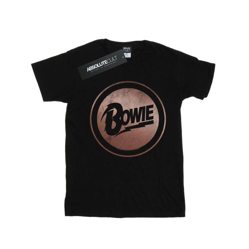 Rose Gold Circle Tshirt Jungen Schwarz 116 von David Bowie