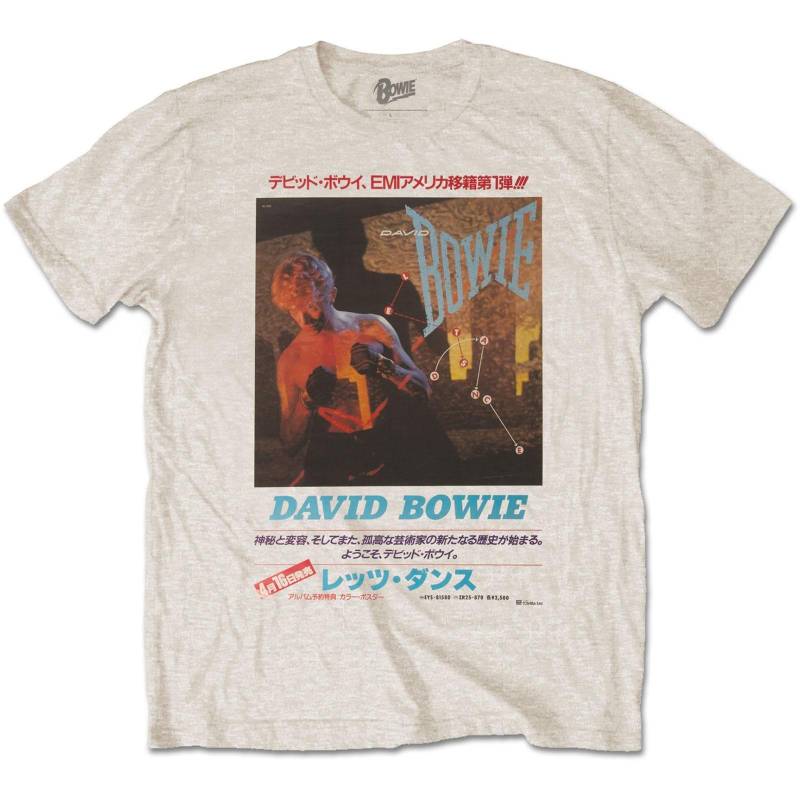 David Bowie - TShirt, für Damen, Sand, Größe L von David Bowie