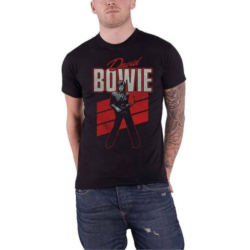 Tshirt Damen Schwarz L von David Bowie