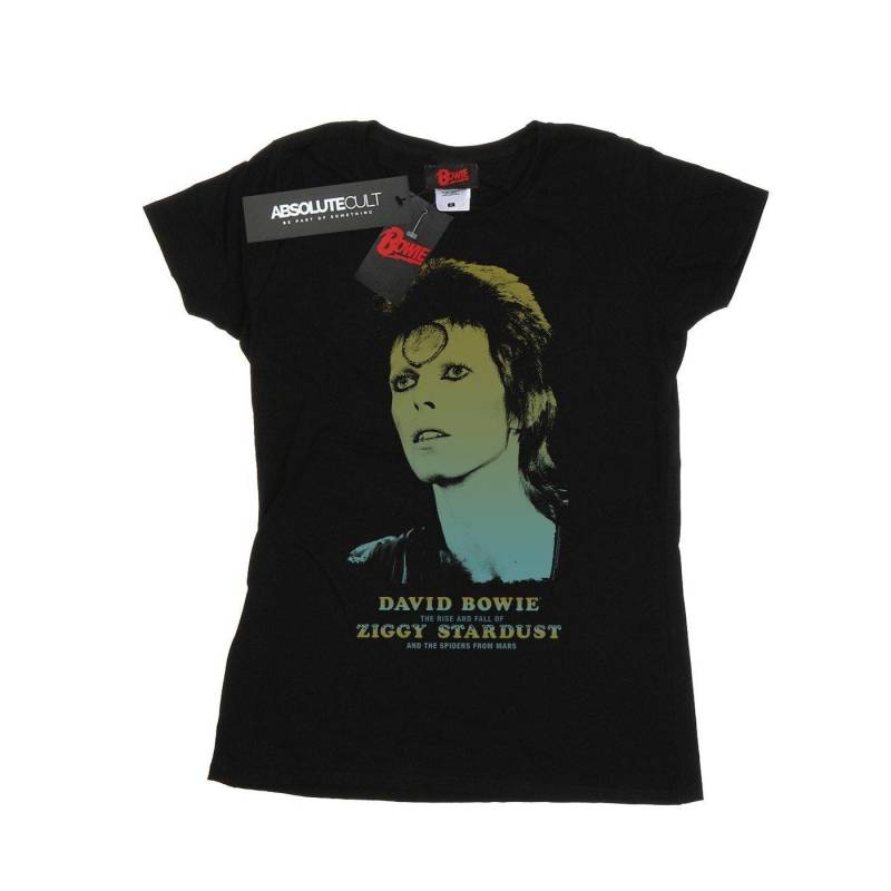 Ziggy Gradient Tshirt Damen Schwarz L von David Bowie