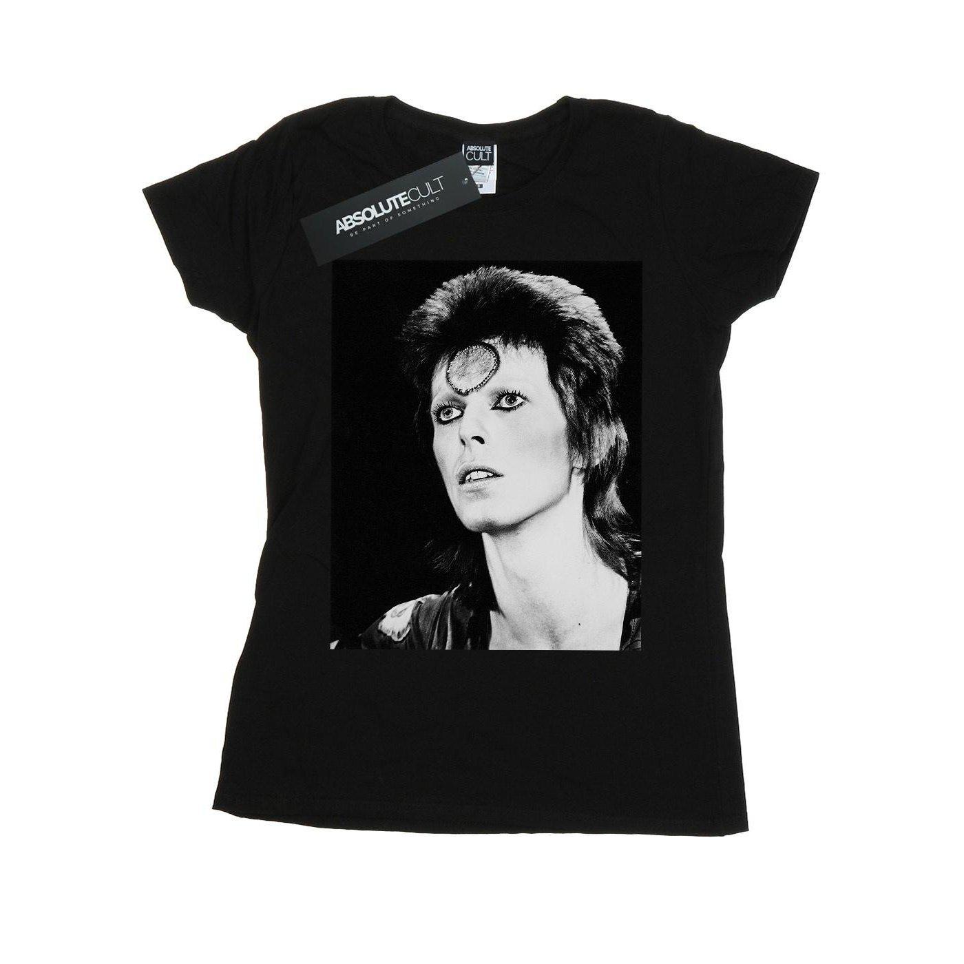 Ziggy Looking Tshirt Damen Schwarz XXL von David Bowie