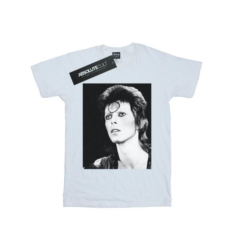 Ziggy Looking Tshirt Jungen Weiss 116 von David Bowie