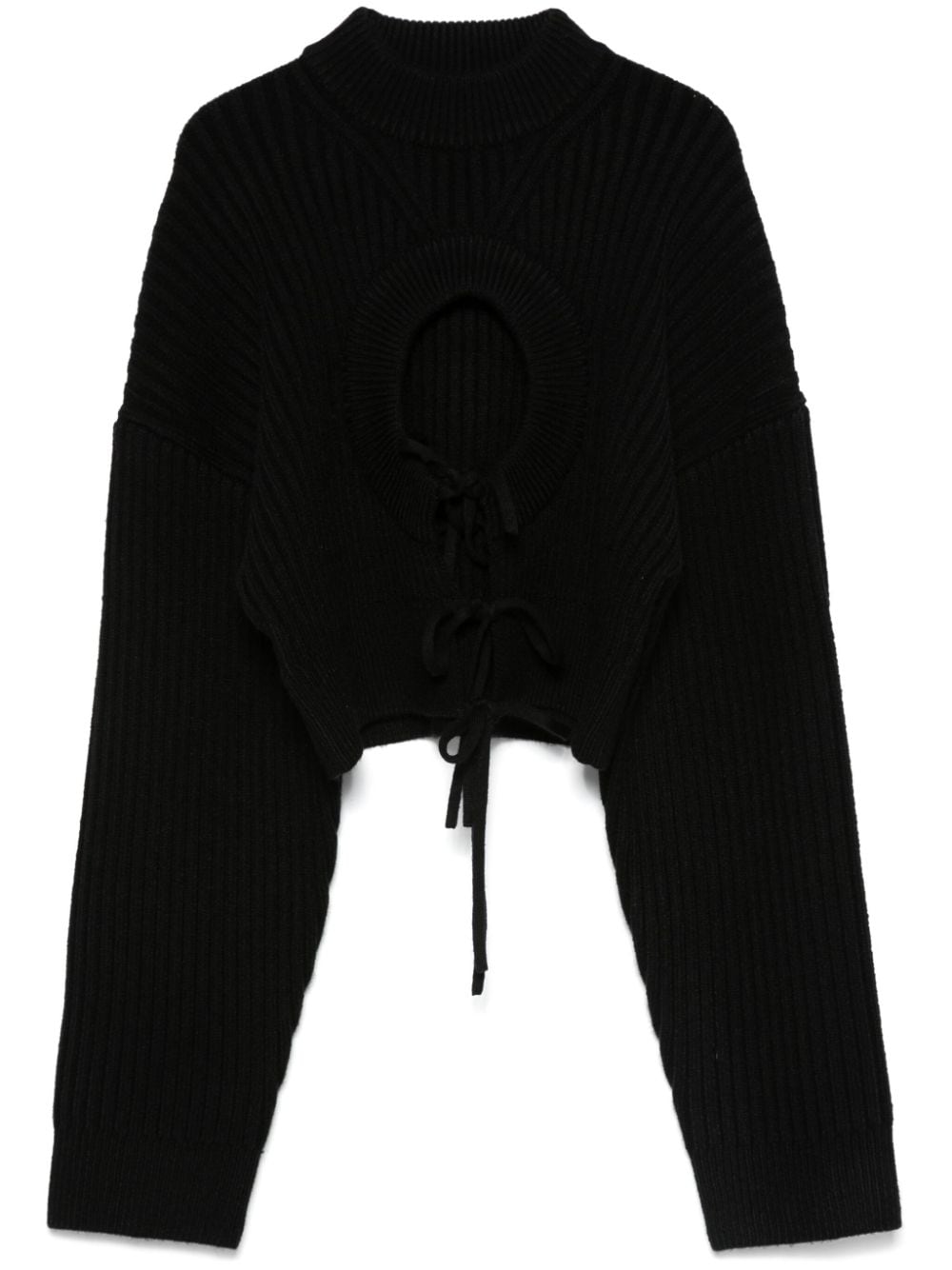 David Koma cut-out sweater - Black von David Koma