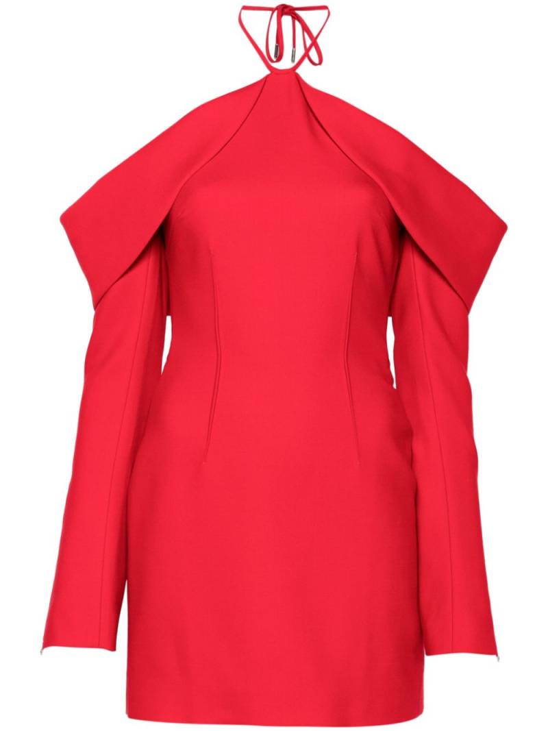 David Koma off-shoulder mini dress - Red von David Koma