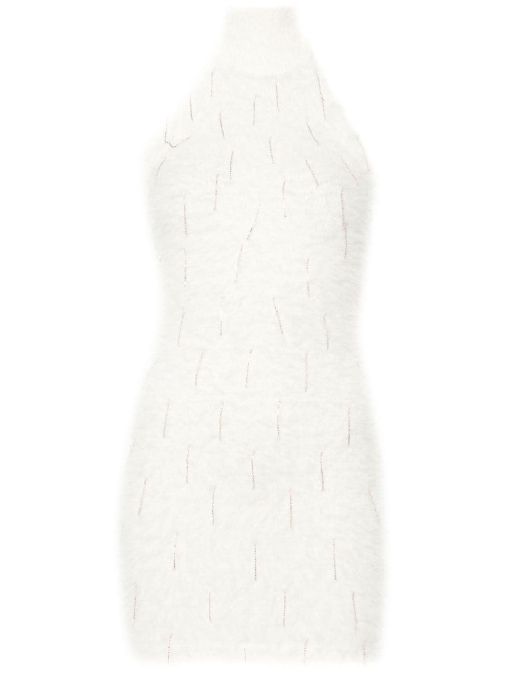 David Koma rhinestone-embellished dress - White von David Koma