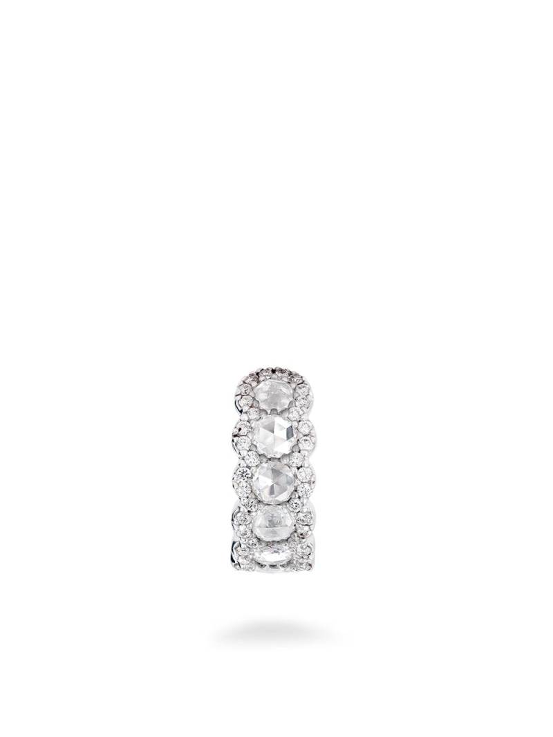 David Morris Rose Cut diamond ear cuff - Silver von David Morris