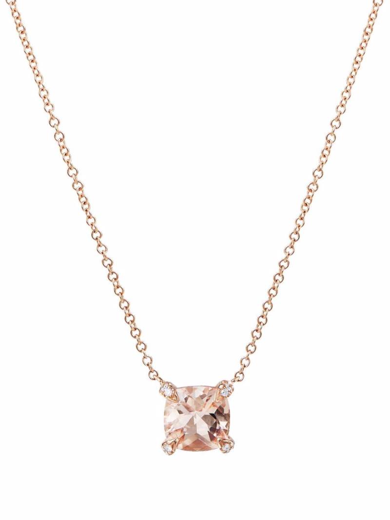 David Yurman 18kt rose gold and sterling silver Petite Chatelaine necklace - Pink von David Yurman