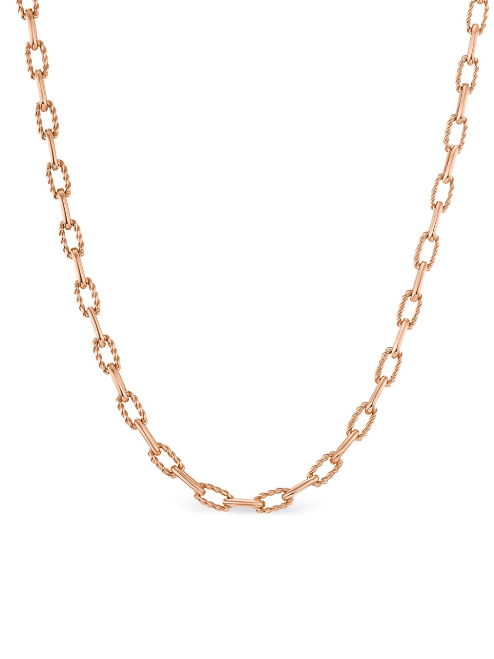 David Yurman 18kt rose gold Madison chain necklace von David Yurman