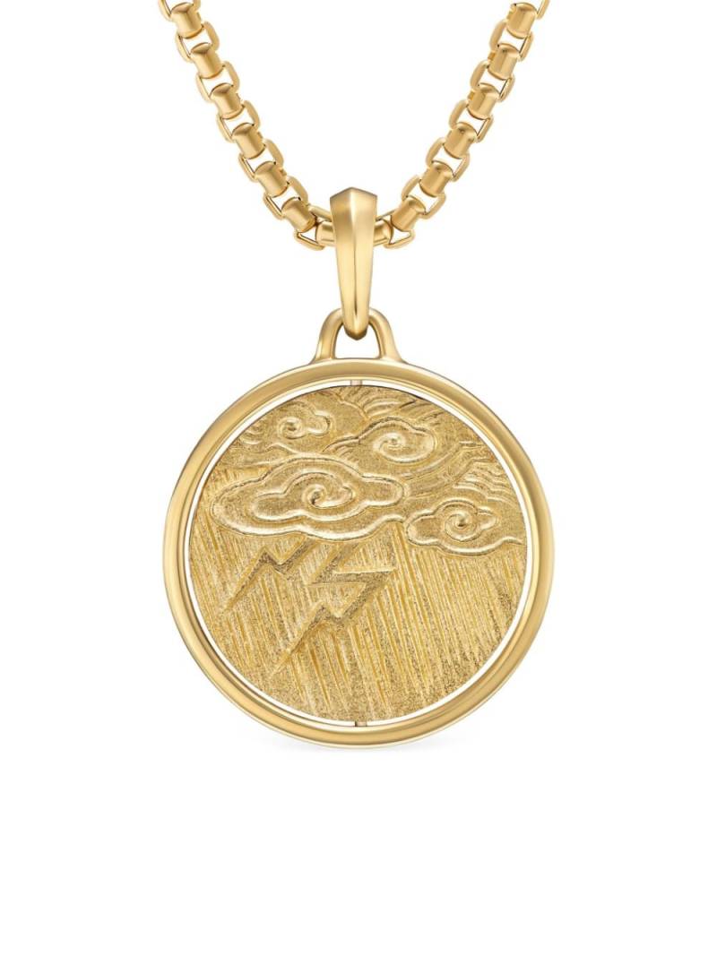 David Yurman 18kt yellow gold Amulet Storm pendant von David Yurman