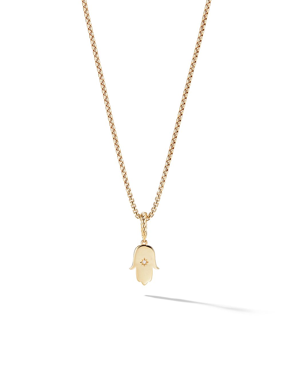 David Yurman 18kt yellow gold Amulets diamond Hamsa pendant von David Yurman