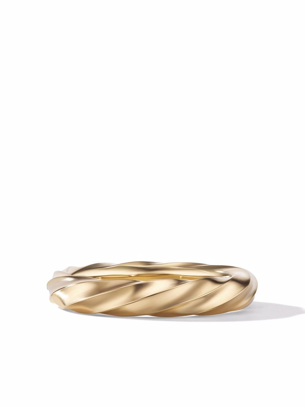 David Yurman 18kt yellow gold Cable Edge band ring von David Yurman