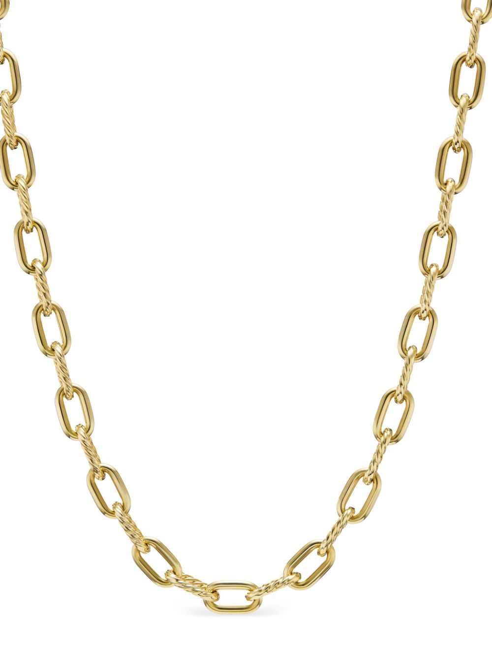 David Yurman 18kt yellow gold DY Madison cable-link chain necklace von David Yurman