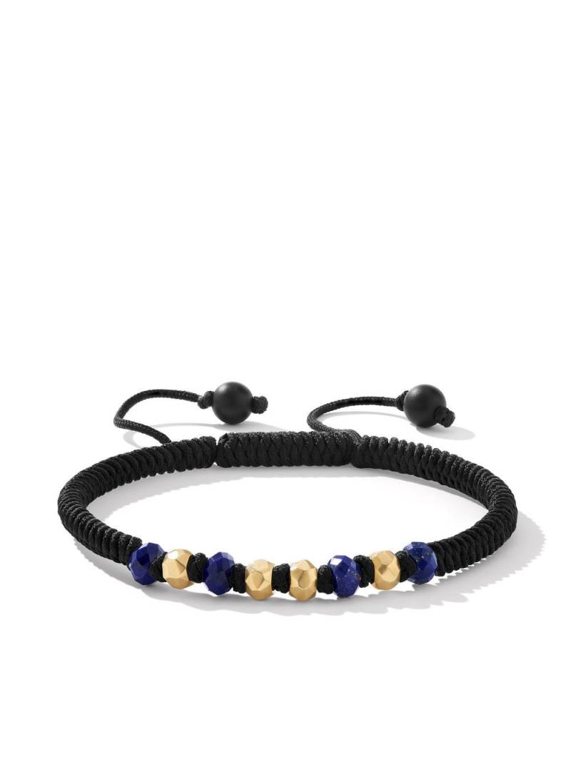 David Yurman 18kt yellow gold Fortune lapis lazuli woven bracelet von David Yurman