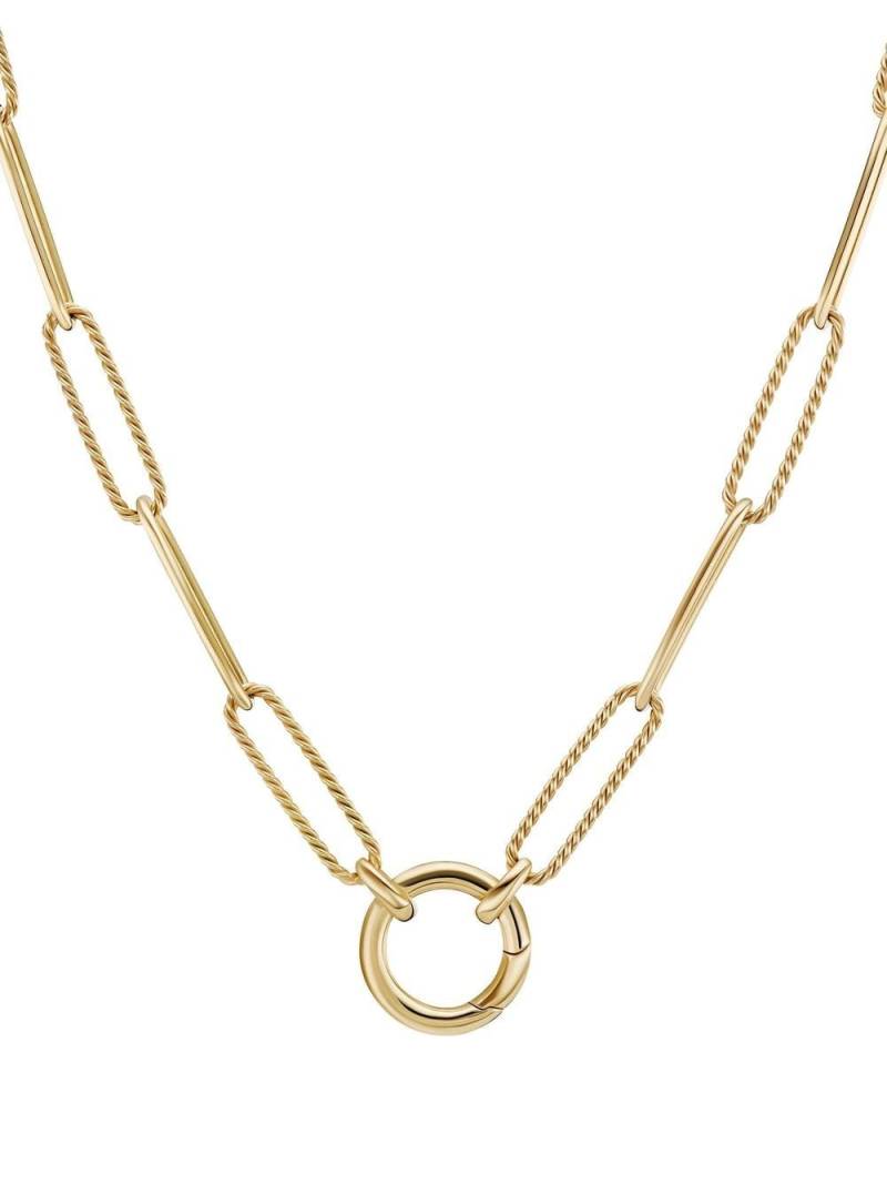 David Yurman 18kt yellow gold Madison Elongated chain necklace von David Yurman