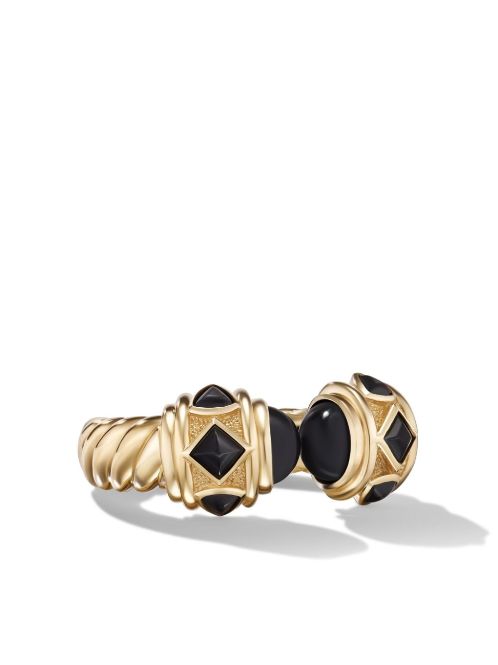 David Yurman 18kt yellow gold Renaissance® onyx ring von David Yurman