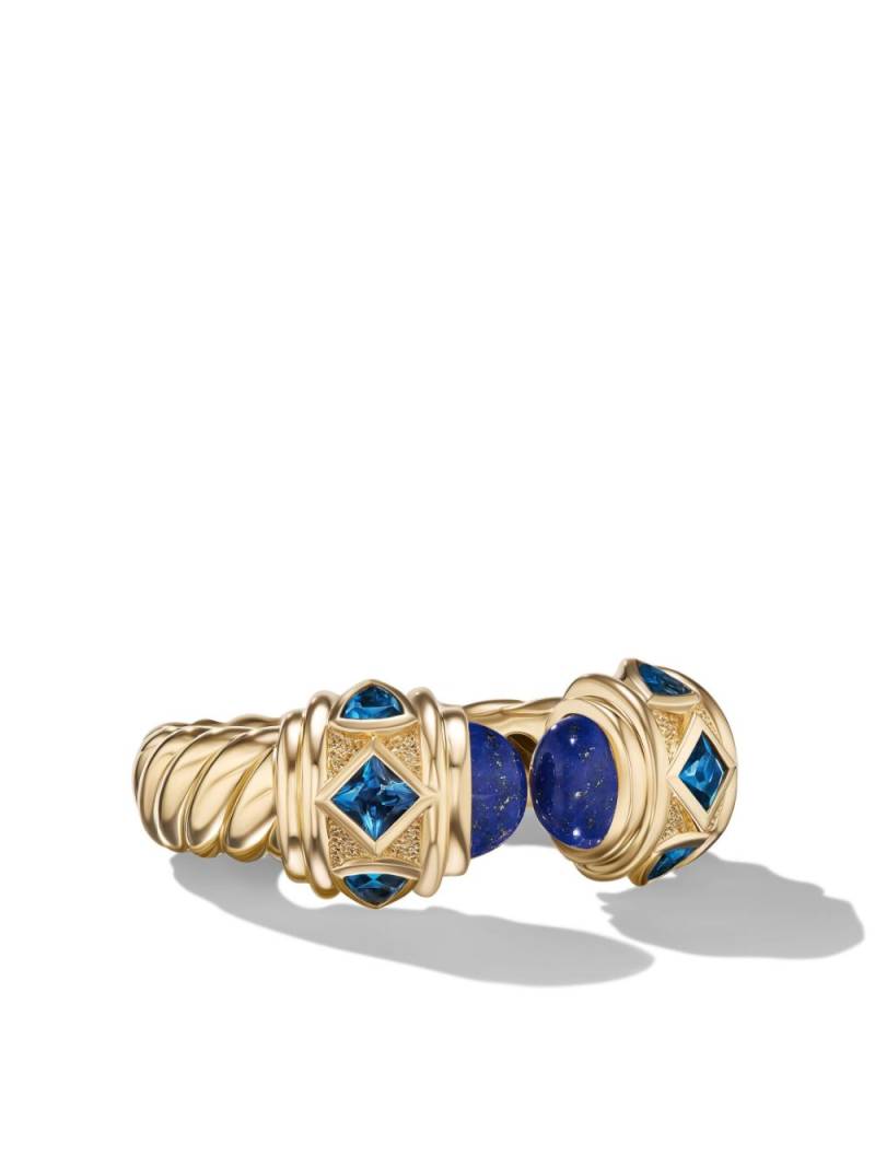 David Yurman 18kt yellow gold Renaissance lapis lazuli topaz ring von David Yurman