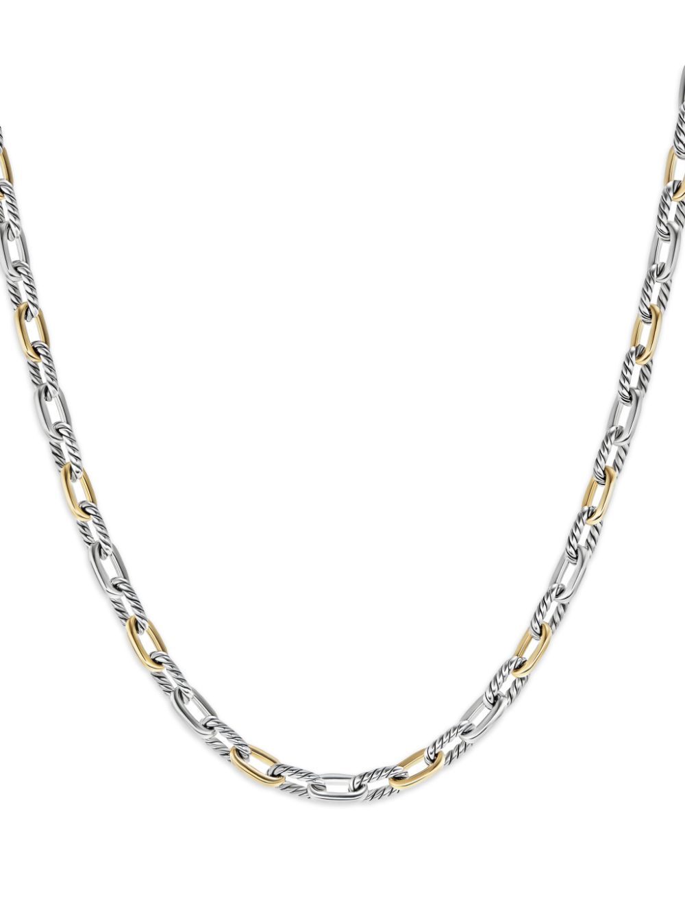 David Yurman 18kt yellow gold and silver Madison 5.5mm chain necklace von David Yurman