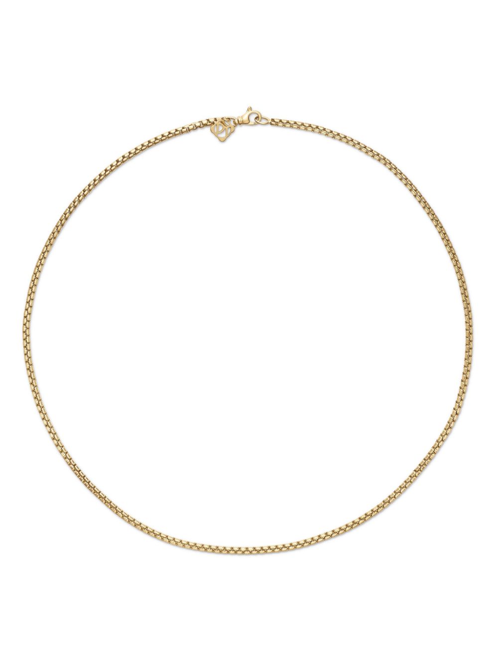 David Yurman 18kt yellow gold box chain necklace von David Yurman