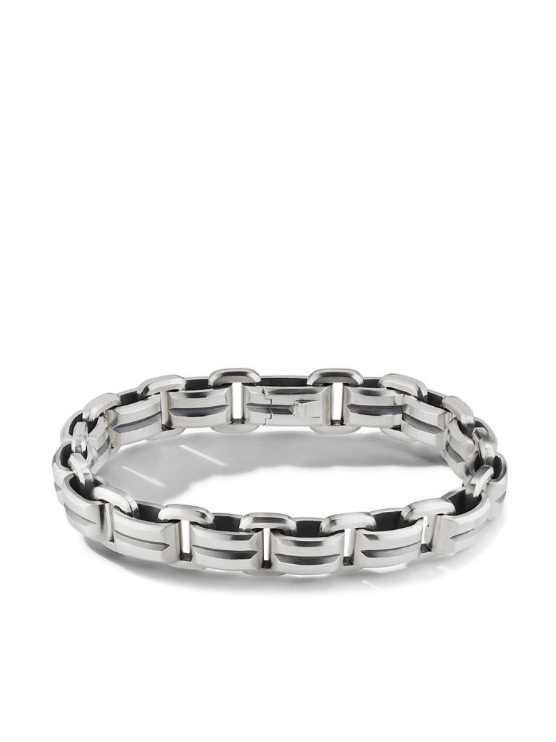 David Yurman 7.5mm beveled link bracelet - Silver von David Yurman