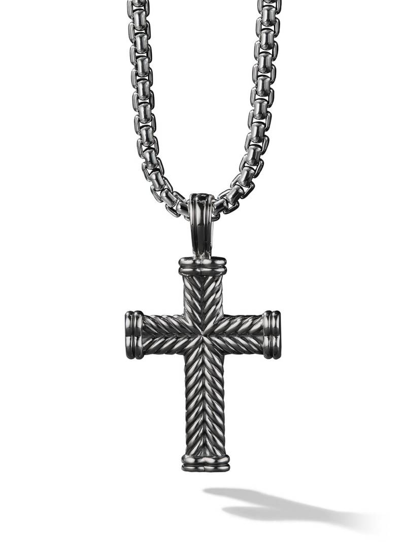 David Yurman sterling silver Chevron Cross pendant von David Yurman